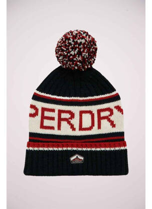 Bonnet bleu SUPERDRY homme