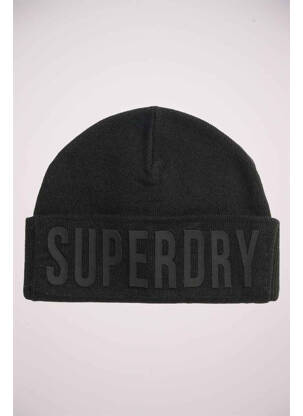 Bonnet noir SUPERDRY homme