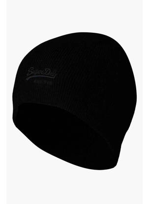 Bonnet noir SUPERDRY homme