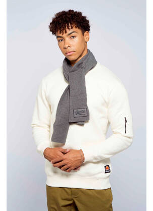 Echarpe gris SUPERDRY homme