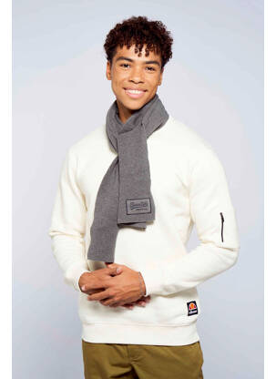 Echarpe gris SUPERDRY homme