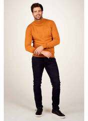 Pull col roulé orange HAZE&FINN pour homme seconde vue
