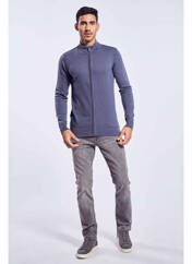 Gilet manches longues bleu HAZE&FINN pour homme seconde vue