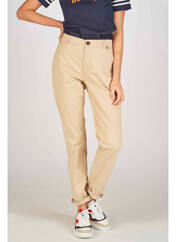 Pantalon chino beige LE FABULEUX MARCEL DE BRUXELLES pour femme seconde vue