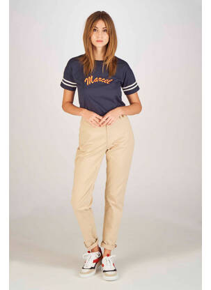 Pantalon chino beige LE FABULEUX MARCEL DE BRUXELLES femme