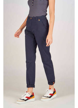 Pantalon chino bleu LE FABULEUX MARCEL DE BRUXELLES femme