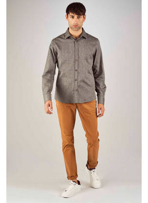 Pantalon chino marron LE FABULEUX MARCEL DE BRUXELLES homme