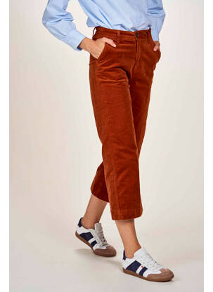 Pantalon 7/8 marron LE FABULEUX MARCEL DE BRUXELLES femme