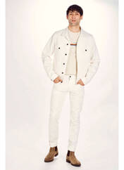 Veste en jean blanc LE FABULEUX MARCEL DE BRUXELLES pour homme seconde vue