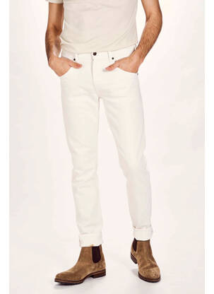 Jeans coupe droite blanc LE FABULEUX MARCEL DE BRUXELLES pour homme