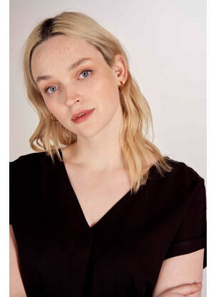 Chemisier noir LE FABULEUX MARCEL DE BRUXELLES femme