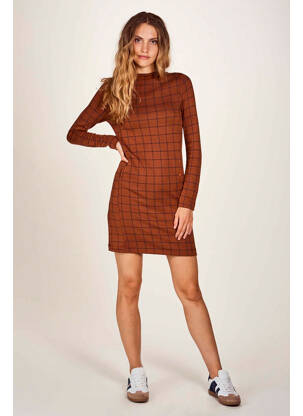 Robe courte marron LE FABULEUX MARCEL DE BRUXELLES femme