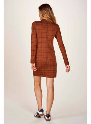 Robe courte marron LE FABULEUX MARCEL DE BRUXELLES femme