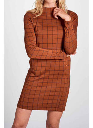 Robe courte marron LE FABULEUX MARCEL DE BRUXELLES femme