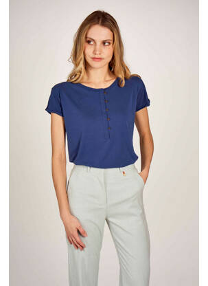 T-shirt bleu LE FABULEUX MARCEL DE BRUXELLES femme