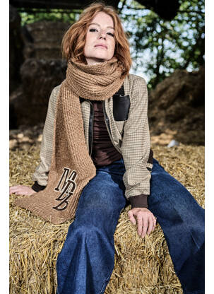 Echarpe marron LE FABULEUX MARCEL DE BRUXELLES femme