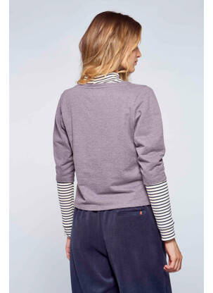 Sweat-shirt violet LE FABULEUX MARCEL DE BRUXELLES femme