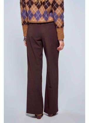 Pantalon droit marron LE FABULEUX MARCEL DE BRUXELLES femme