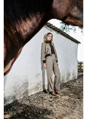 Pantalon chino bleu LE FABULEUX MARCEL DE BRUXELLES femme