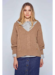 Pull beige LE FABULEUX MARCEL DE BRUXELLES femme