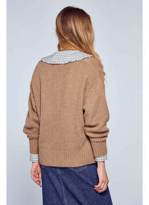 Pull beige LE FABULEUX MARCEL DE BRUXELLES femme