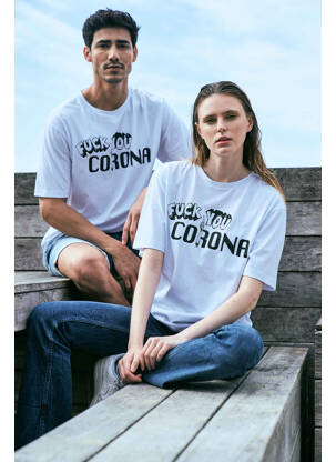 T-shirt blanc LE FABULEUX MARCEL DE BRUXELLES femme