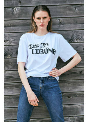 T-shirt blanc LE FABULEUX MARCEL DE BRUXELLES femme