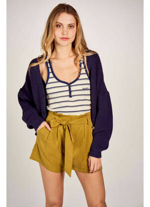 Gilet manches longues bleu LE FABULEUX MARCEL DE BRUXELLES femme