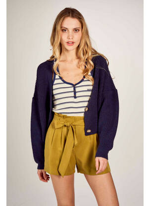 Gilet manches longues bleu LE FABULEUX MARCEL DE BRUXELLES femme