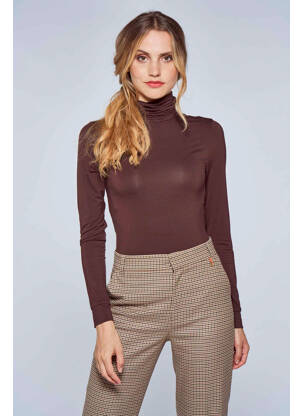 T-shirt marron LE FABULEUX MARCEL DE BRUXELLES pour femme
