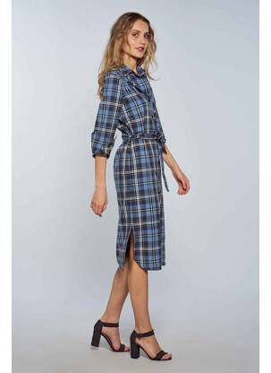 Robe mi-longue bleu LE FABULEUX MARCEL DE BRUXELLES femme