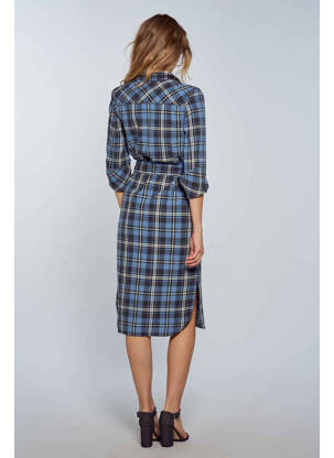 Robe mi-longue bleu LE FABULEUX MARCEL DE BRUXELLES femme