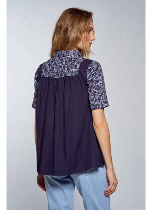 Chemisier bleu LE FABULEUX MARCEL DE BRUXELLES femme