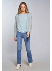 Gilet manches longues bleu LE FABULEUX MARCEL DE BRUXELLES pour femme seconde vue