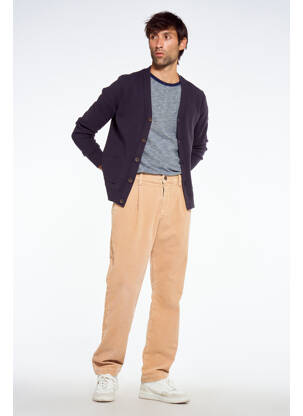 Pantalon droit beige LE FABULEUX MARCEL DE BRUXELLES homme