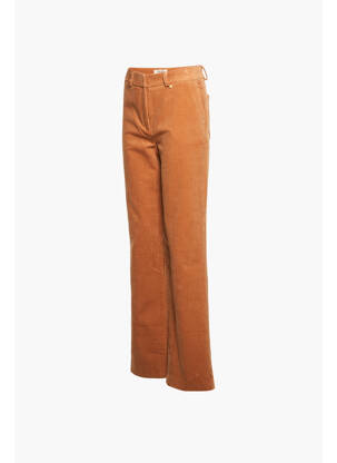 Jeans coupe droite marron LE FABULEUX MARCEL DE BRUXELLES femme