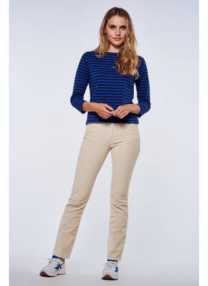 Pantalon slim beige LE FABULEUX MARCEL DE BRUXELLES femme