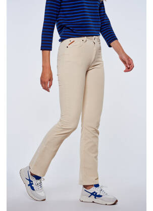 Pantalon slim beige LE FABULEUX MARCEL DE BRUXELLES femme