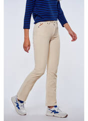 Pantalon slim beige LE FABULEUX MARCEL DE BRUXELLES pour femme seconde vue