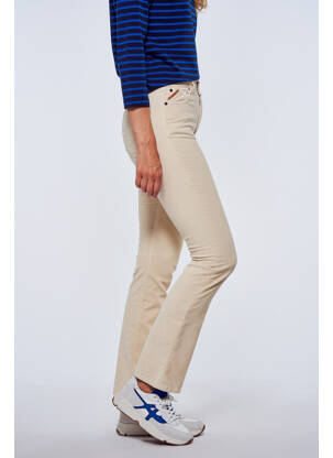 Pantalon slim beige LE FABULEUX MARCEL DE BRUXELLES femme