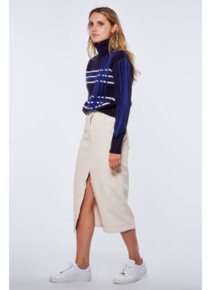 Jupe mi-longue beige LE FABULEUX MARCEL DE BRUXELLES femme