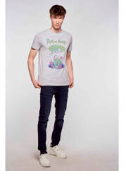 T-shirt gris RICK AND MORTY pour homme seconde vue