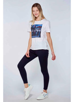 T-shirt blanc RIVERDALE femme