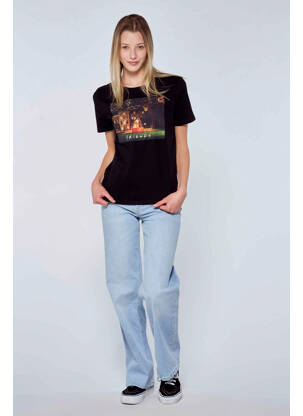 T-shirt noir FRIENDS femme