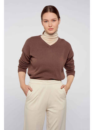 Pull marron SUBDUED femme