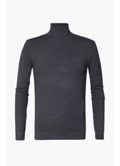 Pull col roulé gris PETROL INDUSTRIES pour homme seconde vue