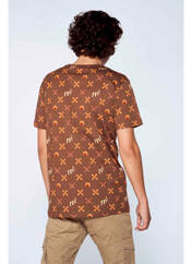 T-shirt marron MORA pour homme seconde vue