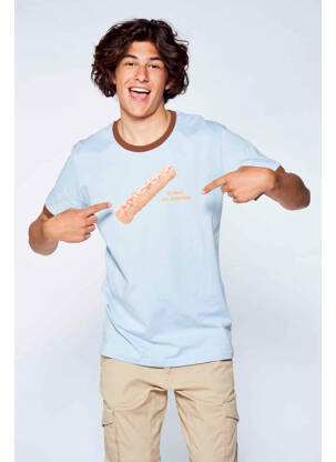 T-shirt bleu MORA homme