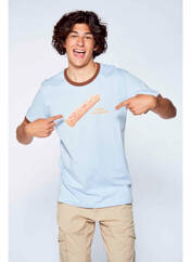 T-shirt bleu MORA pour homme seconde vue