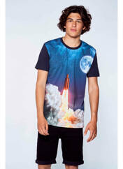 T-shirt bleu MORA pour homme seconde vue